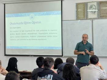 2025-2026 Eğitim Öğretim Yılı Oryantasyon Programı Gerçekleştirildi