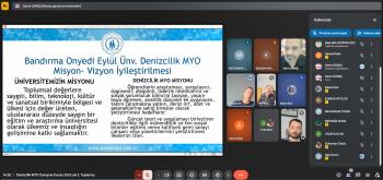 DENİZCİLİK MESLEK YÜKSEKOKULUMUZDA İKİNCİ BİRİM DANIŞMA KURULU TOPLANTISI GERÇEKLEŞTİRİLDİ